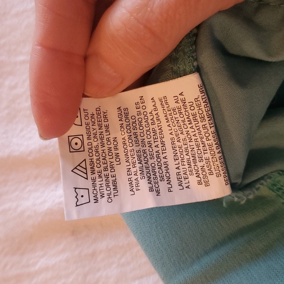 Lee Relaxed Fit 1989 Capri Pants‎ Womens Sz 12 Straight Leg Flap Pockets Stretch - Picture 10 of 14